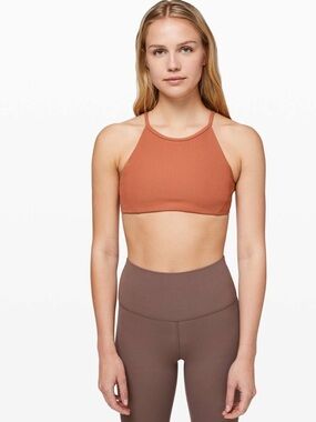 Lululemon Inner Glow Bra Canyon Rock Size 6